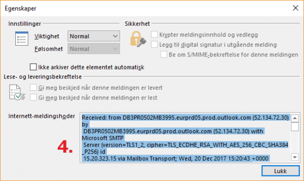 550 your mailer sends invalid headers ошибка outlook